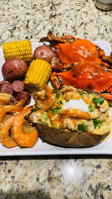 Seafood Potato Platter