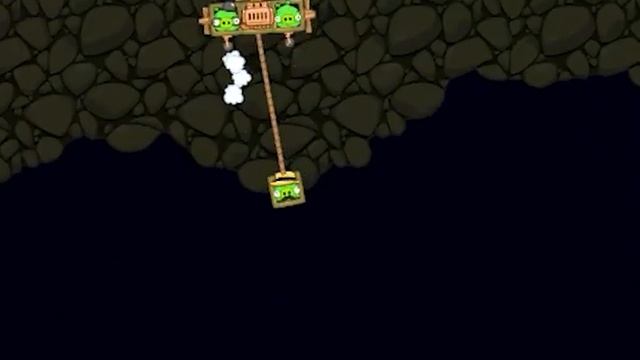 The Persi Adventure in Bad Piggies! №2. Cave of traps.