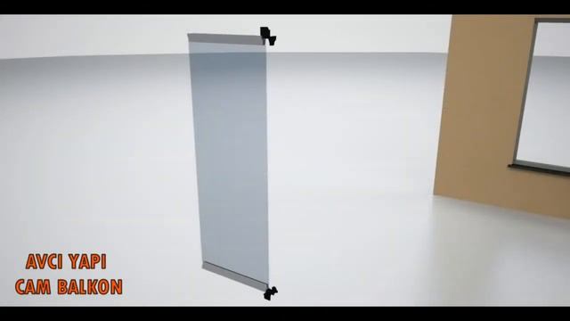 Cam Balkon Montajı Nasıl Yapılır 3D Animasyon
