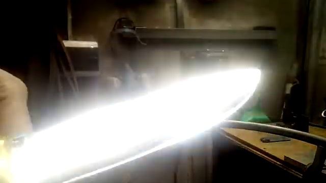 Заточка ножа из быстрореза.