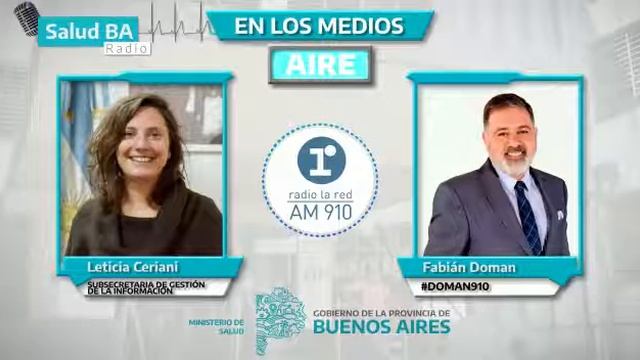 Leticia Ceriani con Fabián Doman / 13 julio 2020