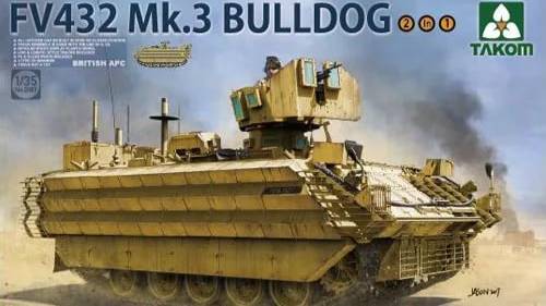 Распаковка Takom 1/35 2067 FV432 Mk.3 Bulldog