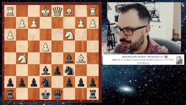 Analyzing Paul Morphy's Brilliant Scotch Gambit Game