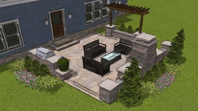 Patio Layouts With Fire Pit
