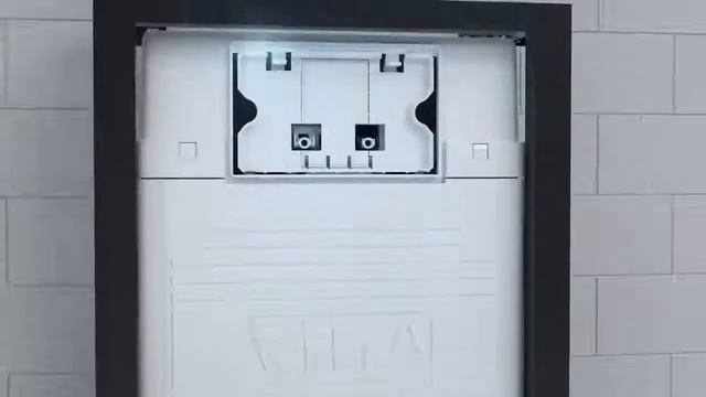 Установка инсталляции VitrA для подвесного унитаза