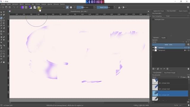 Krita - Silme İşlemi Nasıl Yapılır