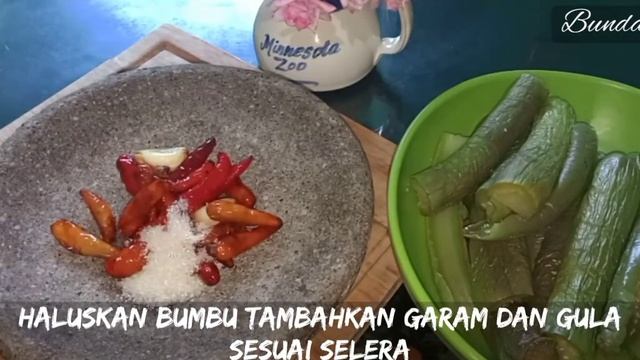 "PECEL TERONG ORIGINAL" ala Bunda Zaza👍👍