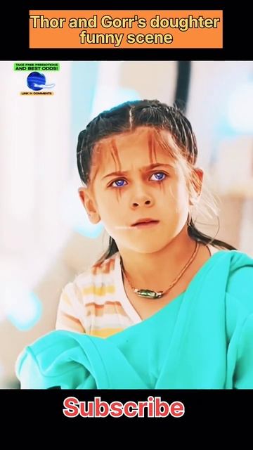Thor and Gorr's daughter funny scene #shorts #thor #cute #avengers #marvel #status