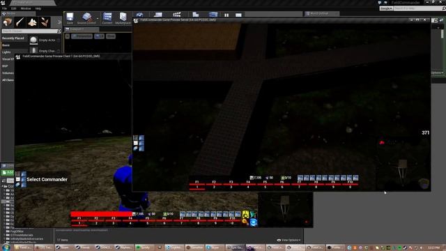 WIP UE4 RTS 'Field Commander' - fog of war unit visibility per player