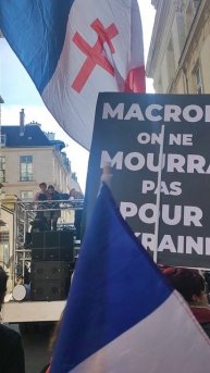 Macron "on ne mourra pas pour l'Ukraine"