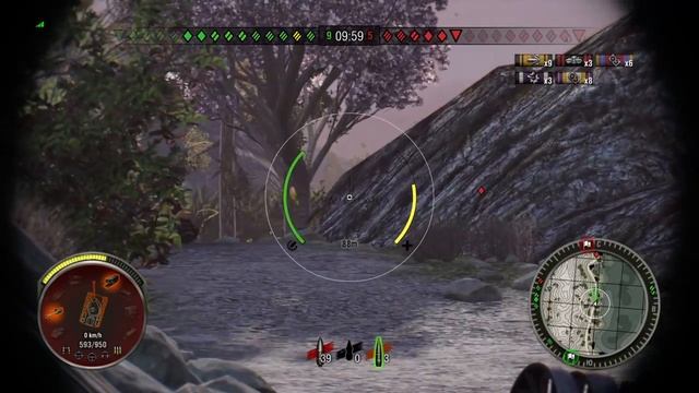 World of Tanks Fight on the tank VK 36.01 (H) WoT