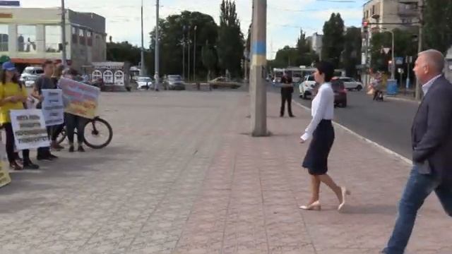 Протест ДонДТУ  на Луганщині