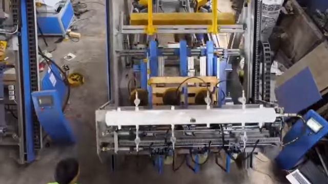 Euro block type Automatic Pallet Nailing Machine