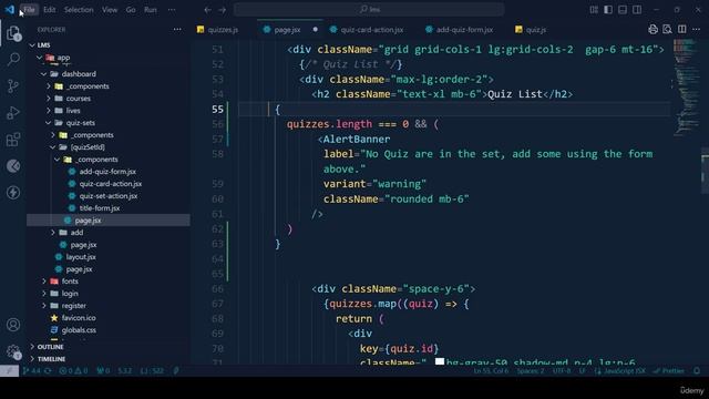149 -Create Course Quiz Option Part 12