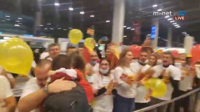 Пристигнување на Емил Павлов на аеродромот во Скопје