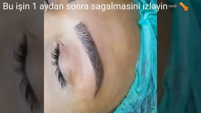 Permanent qaş ustasi microblading qaş ustasi