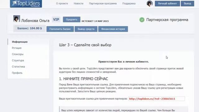 TopLiders - Результаты 1 го месяца в сервисе Топлидерс   Николай Лобанов