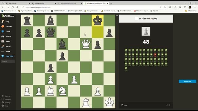 Get better at Chess Tactics Patterns & Visualization #3 - 10 Puzzles explained Hard to Very Hard