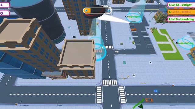 FLYUFO IO  ( Hole.io )  Map Control: 100.00% - Big Hole WORLD RECORD #2