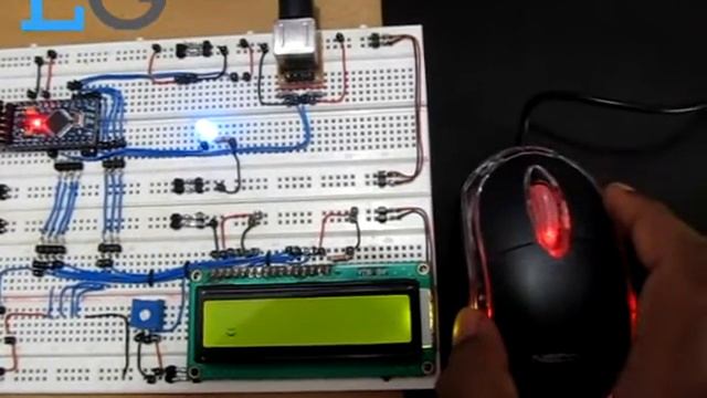 How To Use PS2 Mouse To Move a Character In LCD