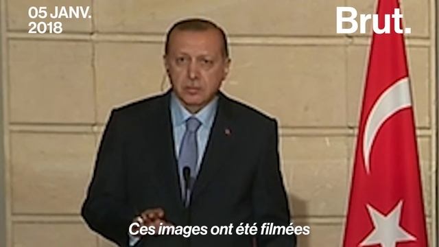 La réponse sèche du président turc Erdogan à un journaliste français