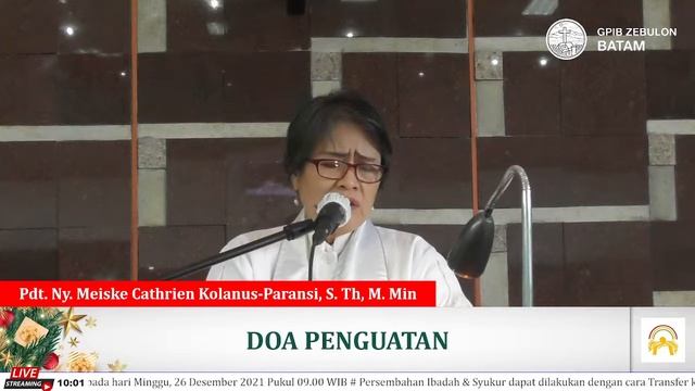 (LIVE) IBADAH MINGGU & NATAL KE-2 GPIB ZEBULON BATAM | MINGGU, 26 DESEMBER 2021
