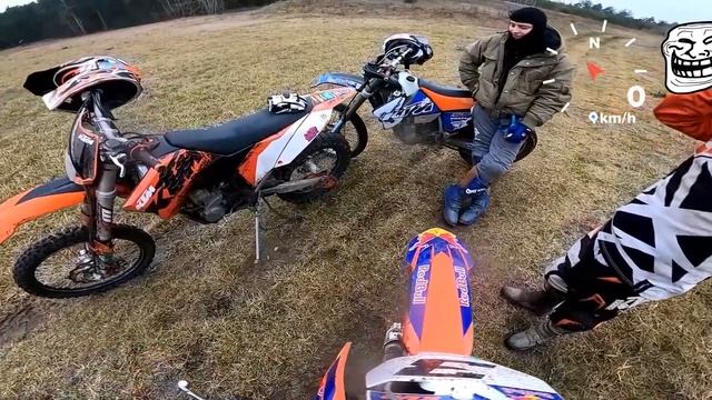 V-MAX KTM SXF 350 2018 GoPro8, Wyrwana zębatka w KTM  #projectcrossenduro