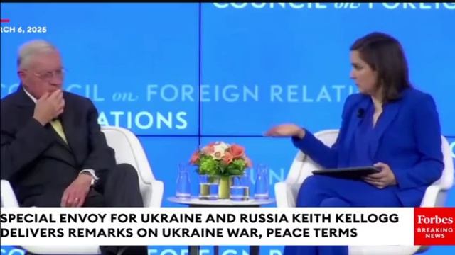 Выступление спецпредставителя США Келлога