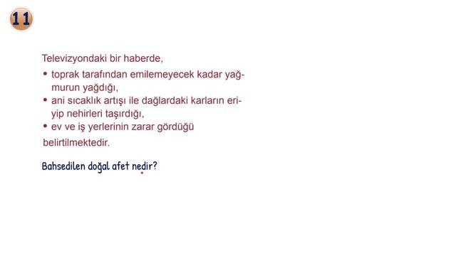 5. Sınıf Fen Bilimleri 2. Dönem 2. Yazılı 2024