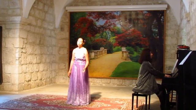 Amirova Olga 12 age "Гендель, Ария Альмиры (Lascia ch`io pianga)"