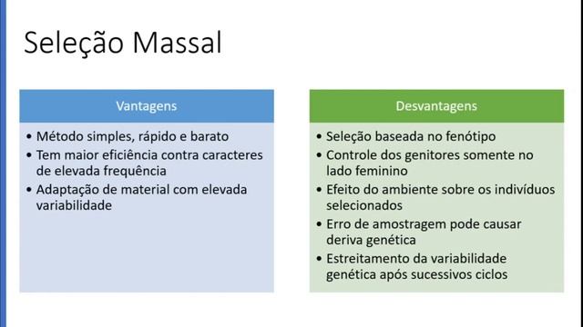 Melhoramento para espécies Alógamas PARTE I | Melhoramento Genético Vegetal