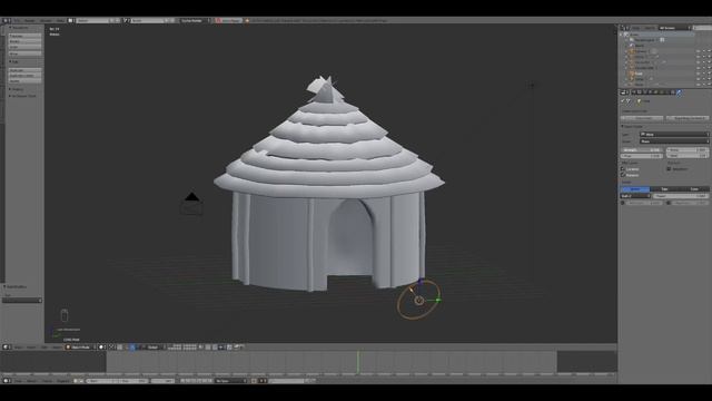 Creation of an African Village in Blender 2.79