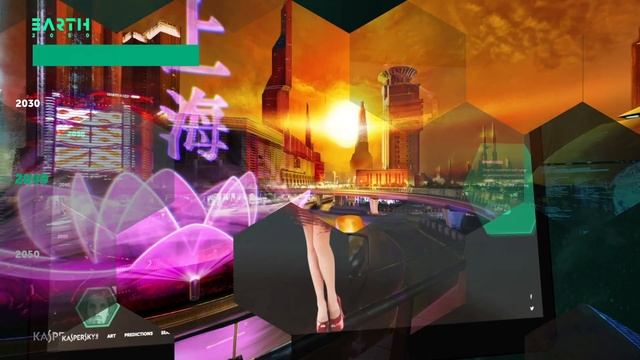Shanghai of the future (2050.earth)