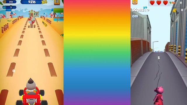 CKN TOys Car hero run vs Ryan Game Played By CoCo Melon  | Ckn Won |CoCo Melon character | Kaji car