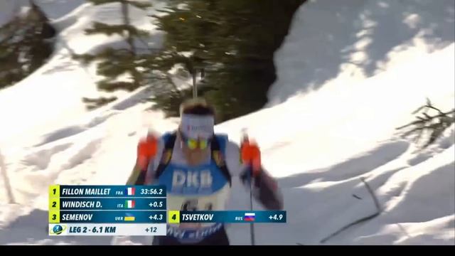 BIATHLON MEN RELAY 18.02.2017 World Championships Hochfilzen (Austria)