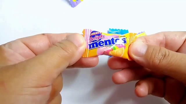 MENTOS Mint, Peach Orange, Mango Taro