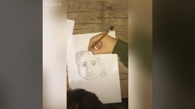 portre çizimi enesin ilk portre çizimi