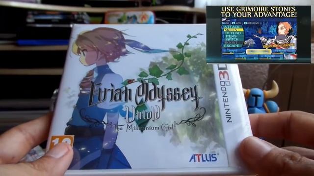 Unboxing - Stella Glow for 3DS &  Etrian Odyssey Untold 3DS + [PS2] Digimon World 4.