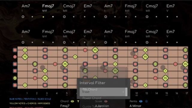 Heavy Classic Rock Backing Track  in Am