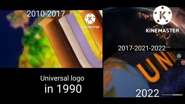 Universal logo 1990-2010-2017-2021-2022