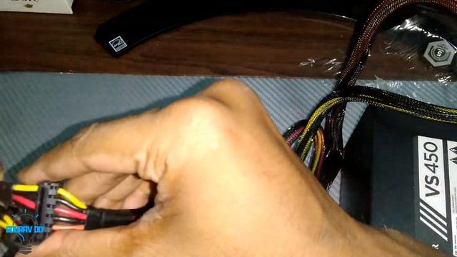 corsair vs 450 unboxing and test