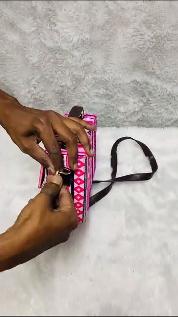 Hard box sling | Jacquard | Designer Bag