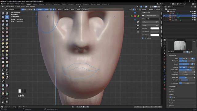 Blender Tutorial | Part 17 | Sculpting | Indonesia