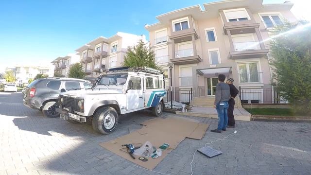 Three Amigos Mounting a Roof Rack & a Roof Top Tent (long time lapse version)