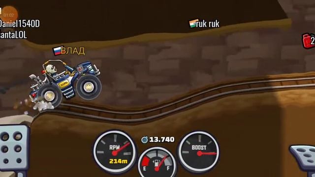 Hill Climb Racing 2 Ещё шахты. Монстр-трак