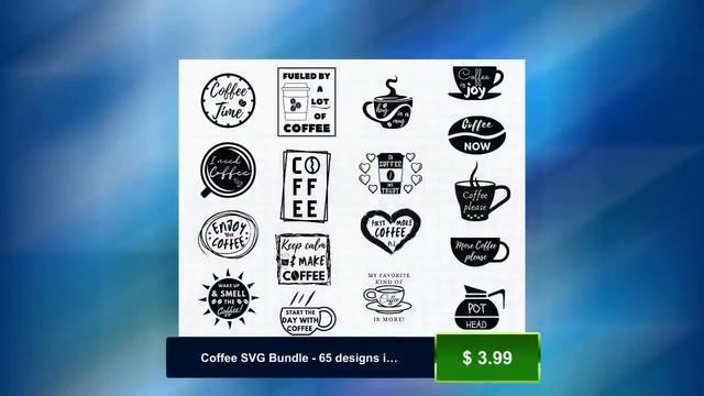 Coffee SVG Bundle - 65 designs in svg, eps, and png