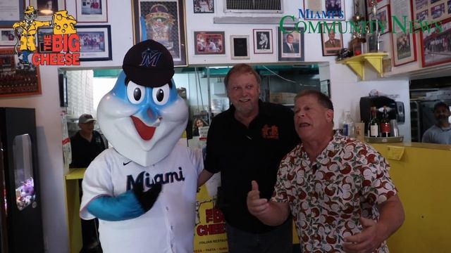 Billy the Marlin and Grant Miller Check Out Big Cheese Restaurant!
