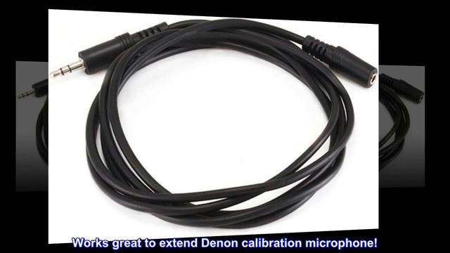 Monoprice 6ft 3.5mm Stereo Plug/Jack M/F Cable - Black
