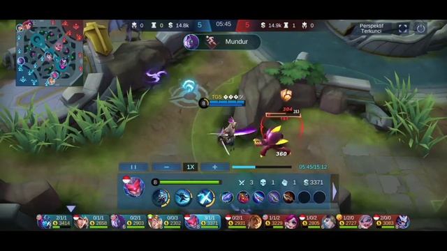 NYOBAIN HYPER SABER SEKALI ULTI MUSUH ILANG😲 - Mobile Legend
