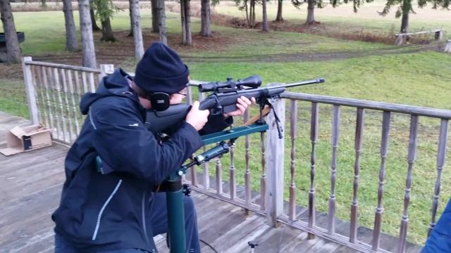 Shooting tannerite with a Tikka t3 CTR at 140 yds